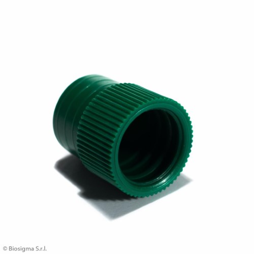 Biosigma BSO028 tappo 16 mm verde scuro in polietilene