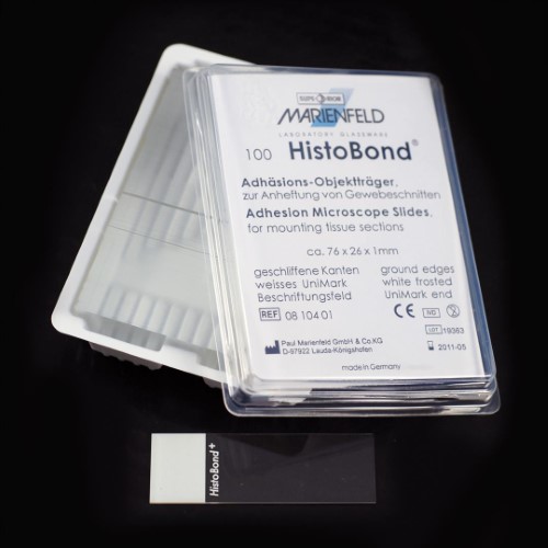Biosigma Histobond VBS5001 vetrini portaoggetti banda bianca
