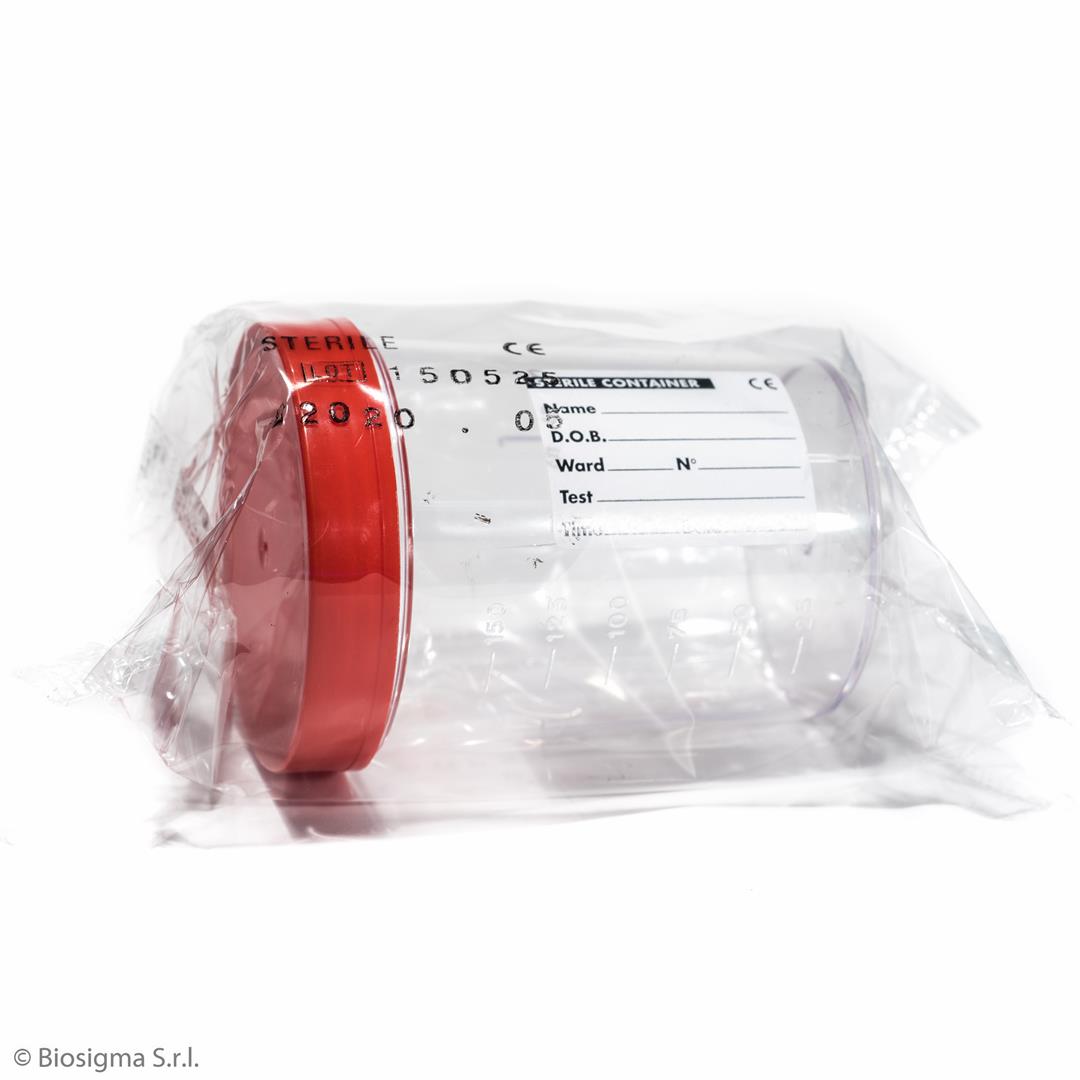 Biosigma BSC195 contenitore urine 200 ml sterile singolo