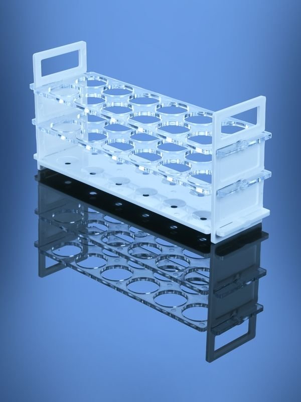 Glassco 3 Tier portaprovette policarbonato 3 piani