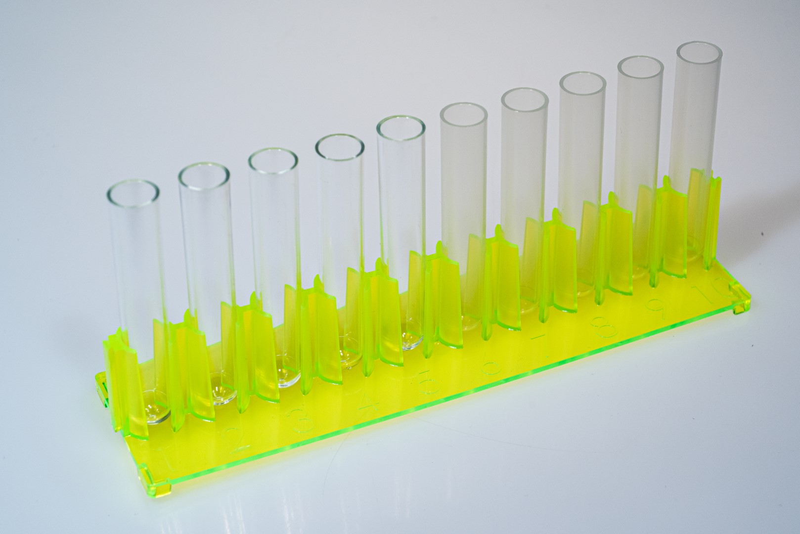 Biosigma BSV023 Rack Modulare Portaprovette 10 Posti Verde 13x75