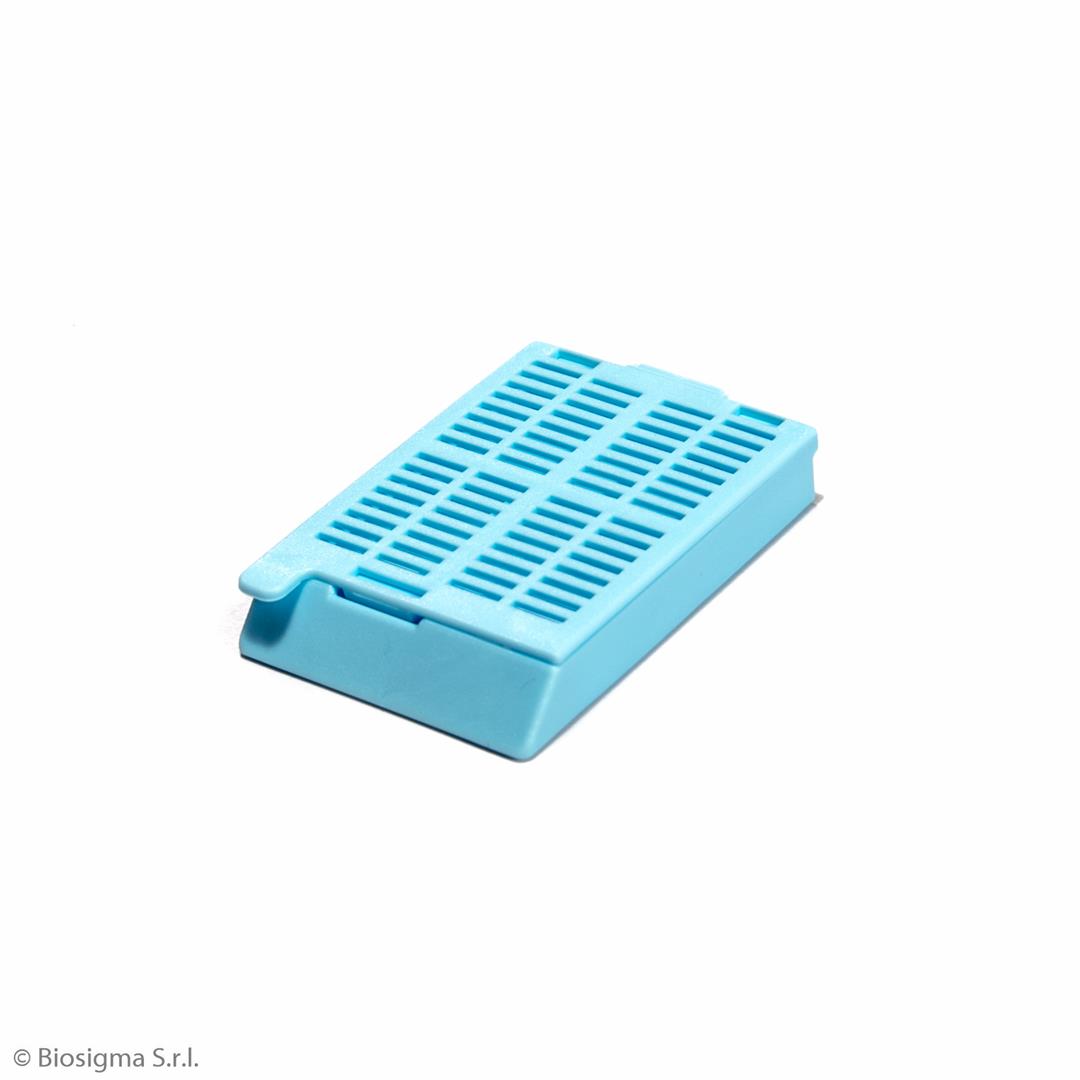 Biosigma BSI1028 cassette inclusione POM azzurro chiaro