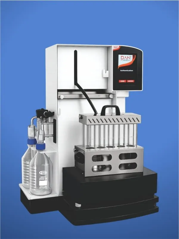 Glassco digestore da laboratorio con scrubber integrato