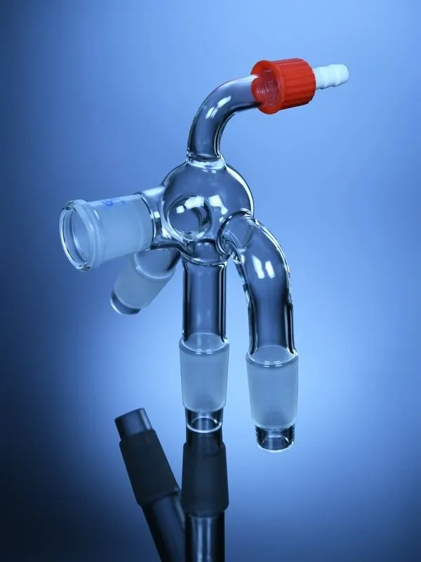 Glassco Adattatore Ricevitore Raccordo Multiplo vetreria laboratorio