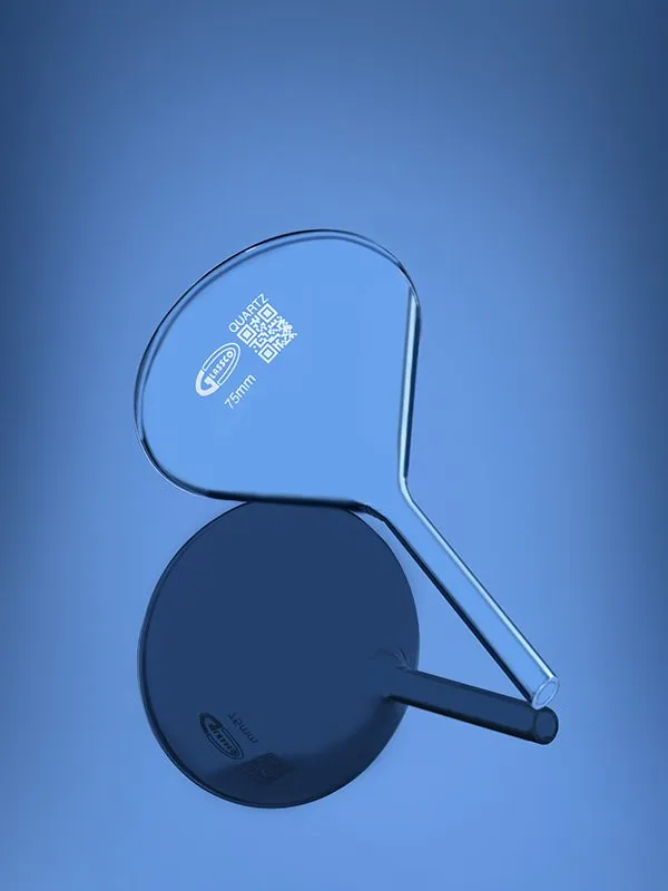 Glassco Funnel with Stem imbuto in quarzo con gambo laboratorio