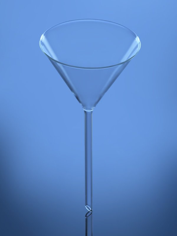 Glassco Long Stem imbuto in vetro a gambo lungo