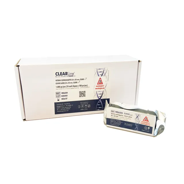 Biosigma CLEARLine VBS6504 coprioggetti 24x50mm vetro