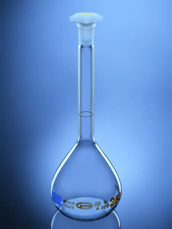 Glassco Matraccio Tarato Classe A QR Tappo PE Vetro