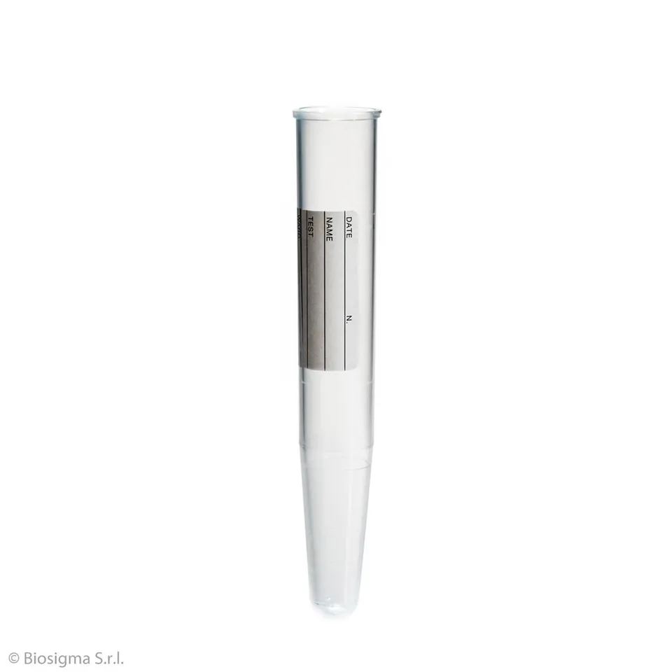 Biosigma BSP061 provetta conica 16x100 mm 10 ml graduata