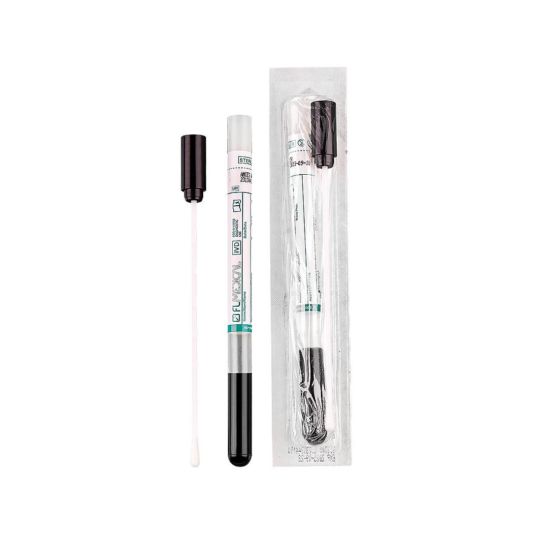 FL Medical Promed 26071 tampone rayon Amies carbone