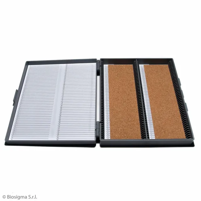 Biosigma BSL278 scatola portavetrini 100 posti ABS 20x16 cm