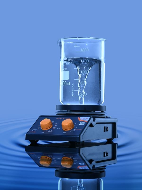 Glassco agitatore magnetico analogico con piastra