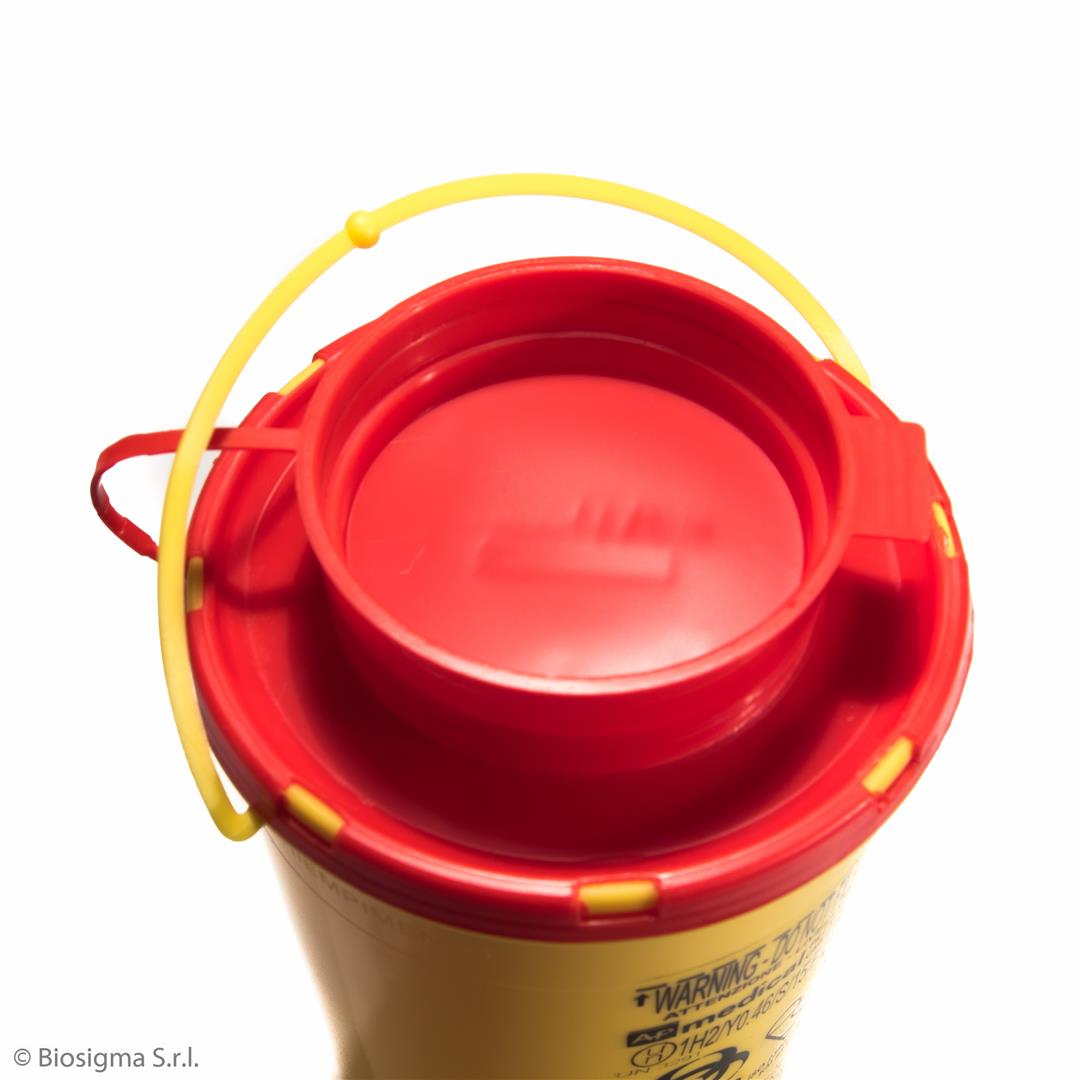 Biosigma BSC303 contenitore rifiuti 0,8 L coperchio rosso