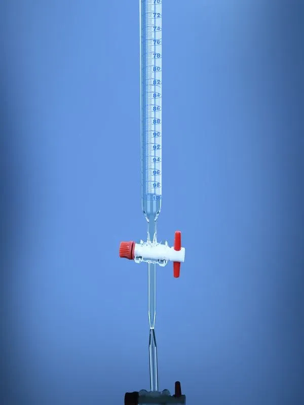 Glassco Classe AS Buretta Vetro Rubinetto PTFE