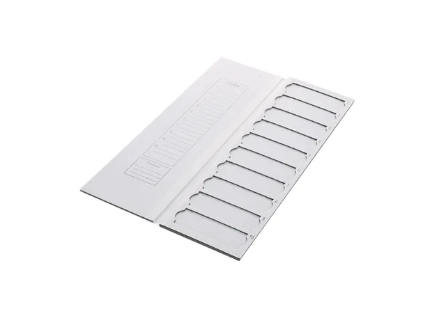 Biosigma BSI203 portavetrini cartone 10 posti con coperchio
