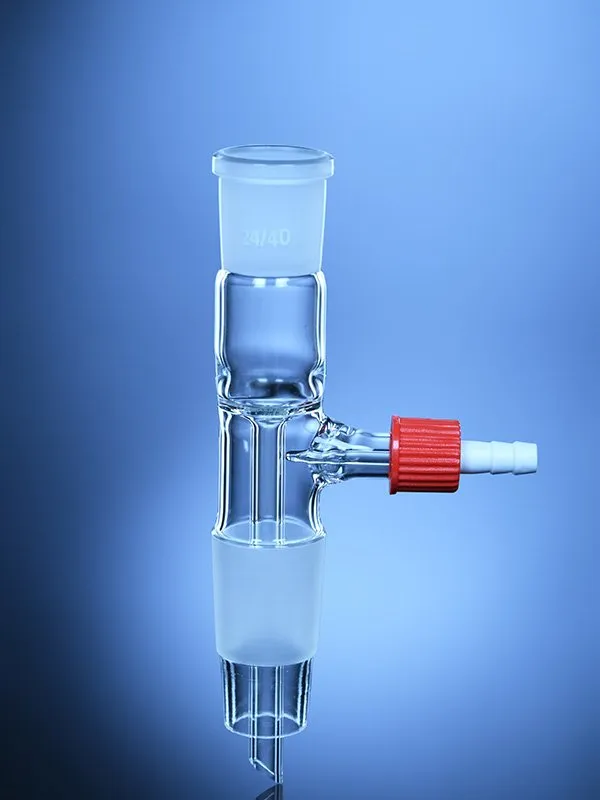 Glassco adattatore vuoto dritto ASTM vetro