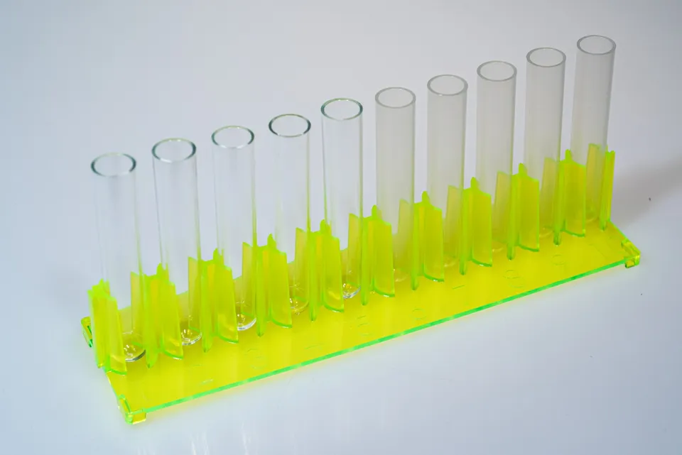 Biosigma BSV023 Rack Modulare Portaprovette 10 Posti Verde 13x75