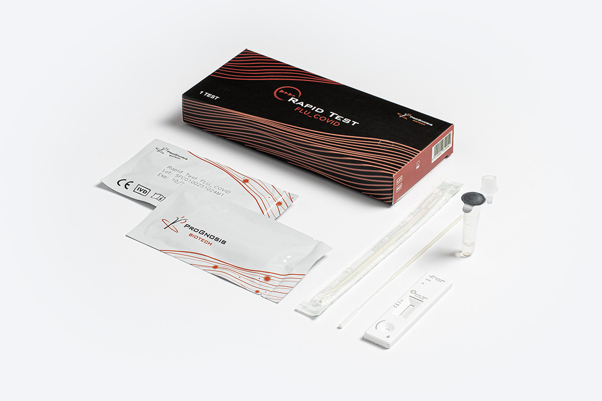 Prognosis Biotech Flu Covid test rapido influenza