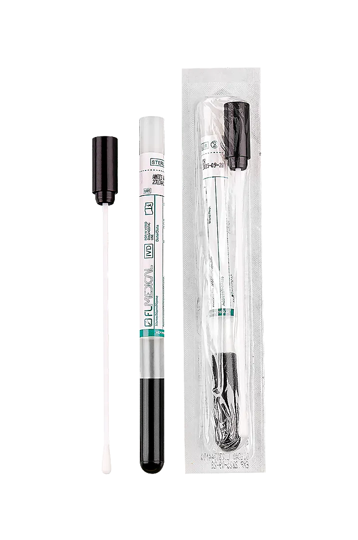FL Medical Promed 26071 tampone rayon Amies carbone