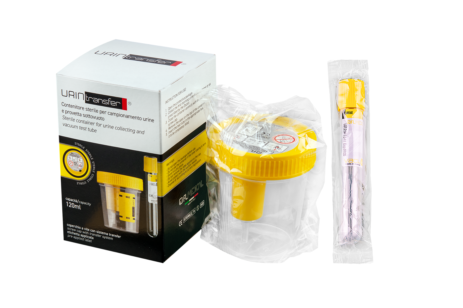 FL Medical Promed 25179 Kit Urina Contenitore 120 ml Sterile