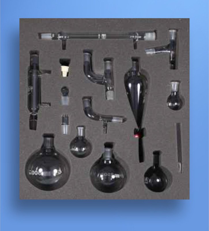 Glassco 14/20 kit chimica organica vetro