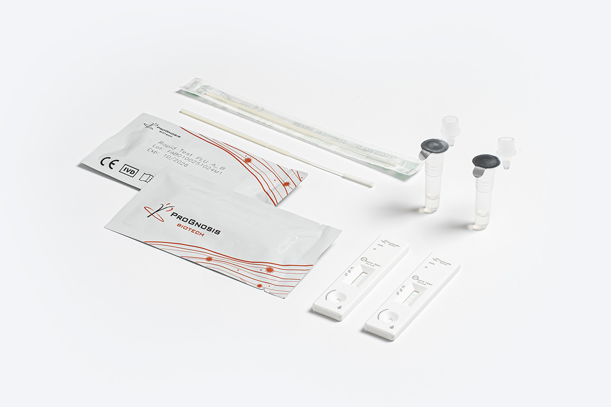 Prognosis Biotech Rapid Test Flu A B test rapido
