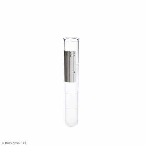 Biosigma BSP073 provetta etichettata polistirene 10 ml