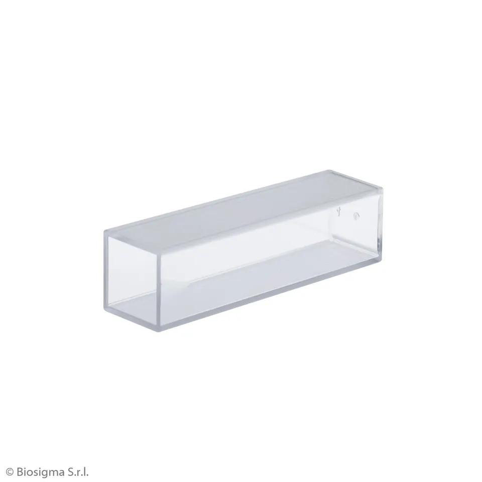 Biosigma BSA001M cuvetta spettrofotometro 4 ml metacrilato