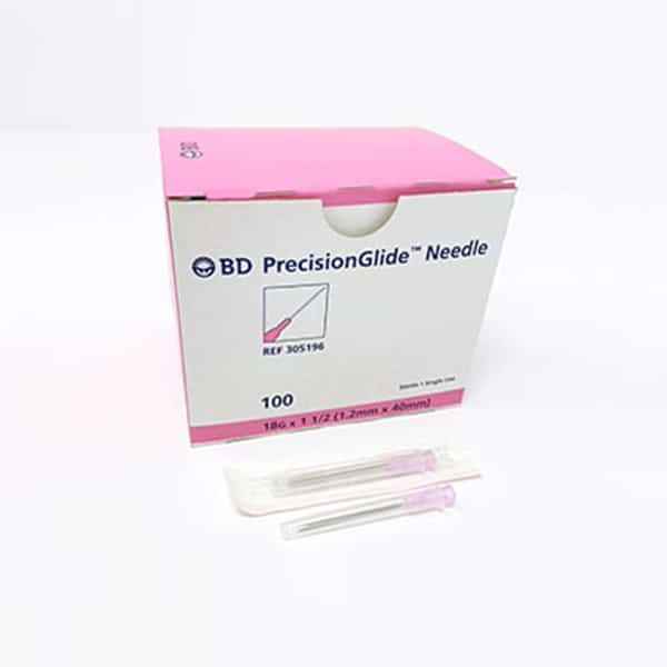 QualiTru 18G aghi 1.5" sterili scatola 100 pz