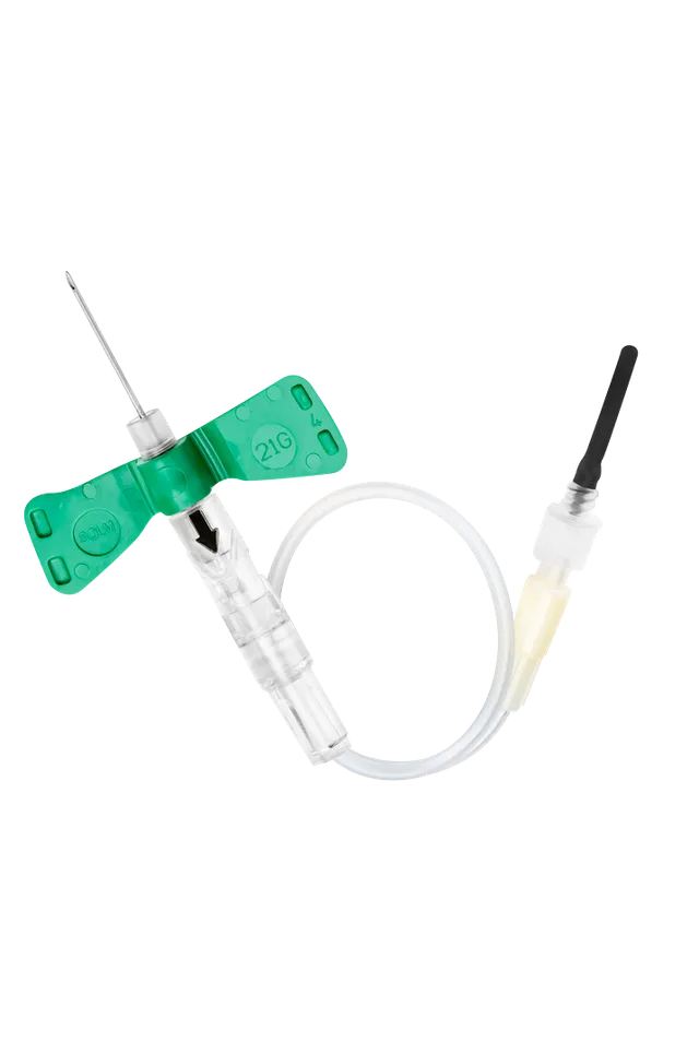 FL MEDICAL Vacumed Tech 45751 ago a farfalla 21G verde