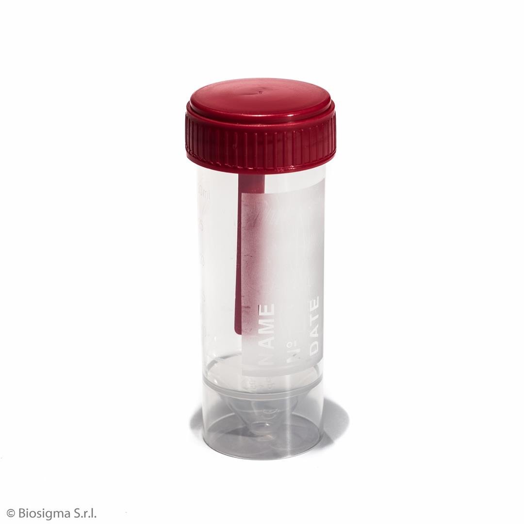 Biosigma BSC132 contenitore feci 30 mL sterile singolo