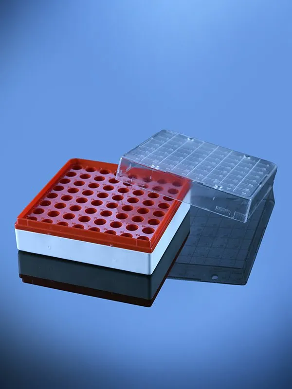 Glassco PCR rack portaprovette plastica laboratorio