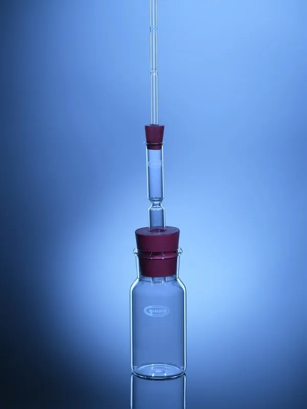 Glassco Apparecchio per Arsenico in vetro norma IS