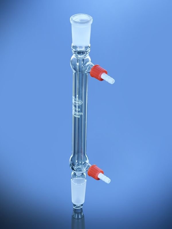 Glassco Leibig ASTM condensatore Liebig in vetro con gocciolatoio