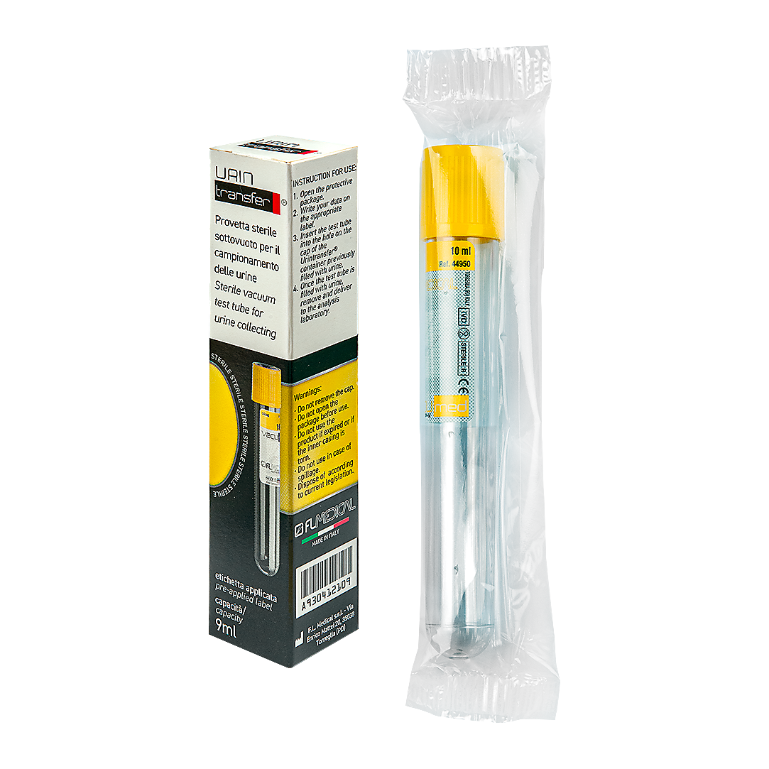FL Medical Vacumed provetta urina sottovuoto 10 ml senza additivo