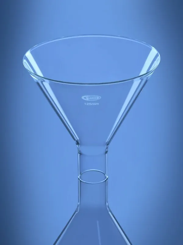 Glassco Imbuto per polveri in vetro ASTM