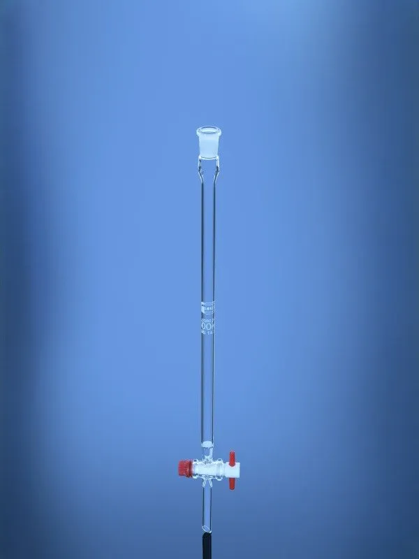 Glassco Colonna Cromatografica con Setto Vetro laboratorio
