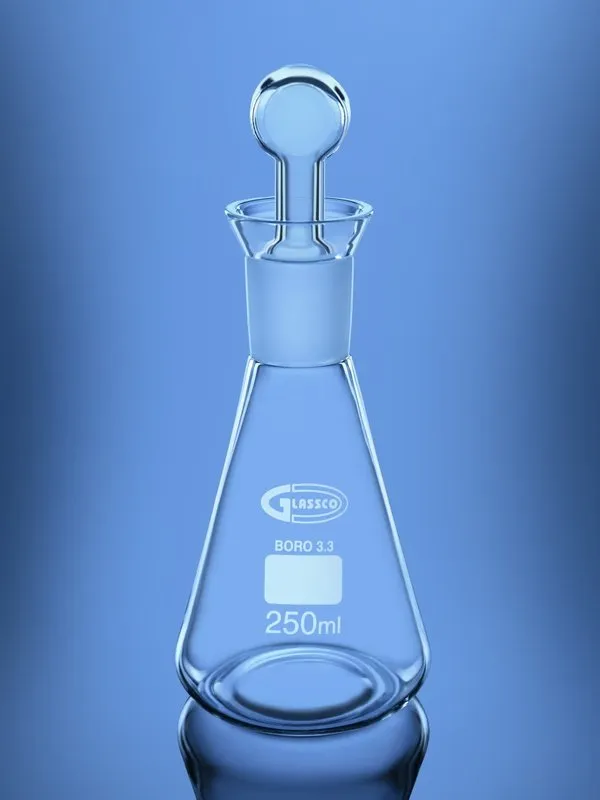 Glassco Iodine Flask beuta vetro per iodio
