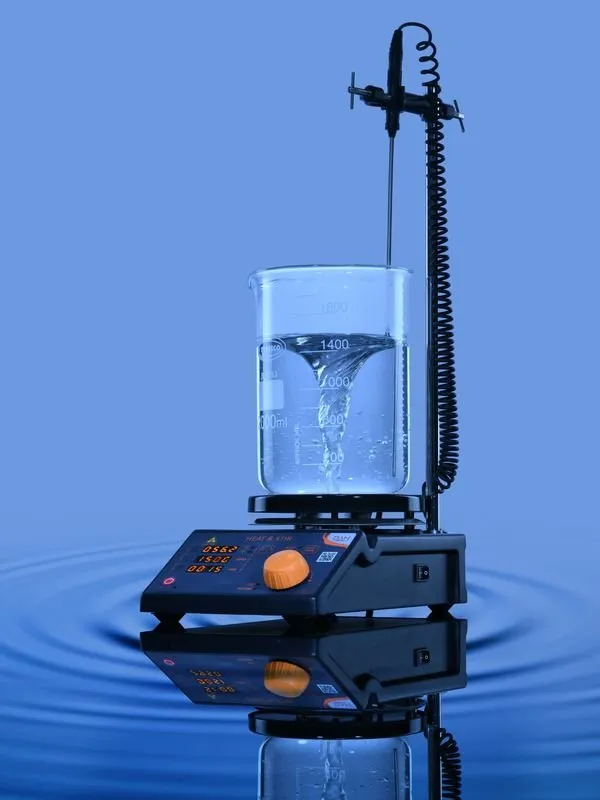 Glassco Agitatore Magnetico Piastra Riscaldante Digitale