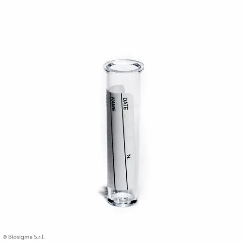 Biosigma BSP083 provette polistirene 3 ml fondo piano