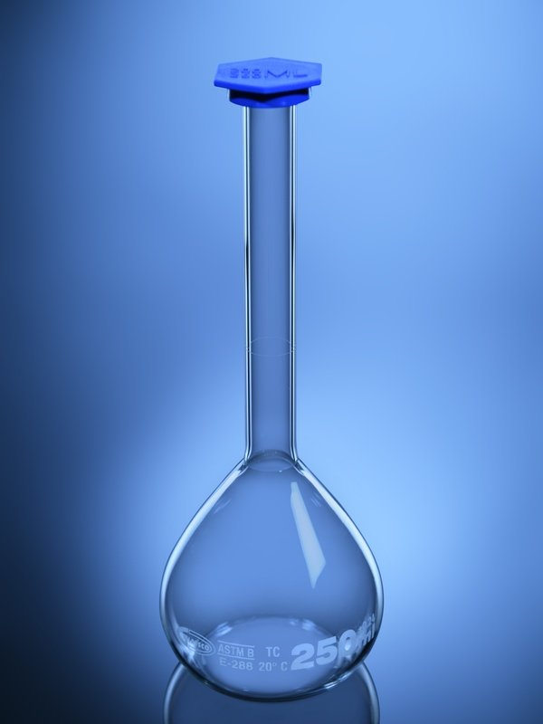 Glassco matraccio tarato classe B vetro tappo snap