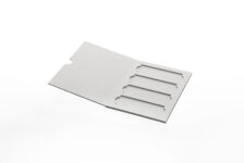 Biosigma BSI099 portavetrini cartone 1 posto con coperchio