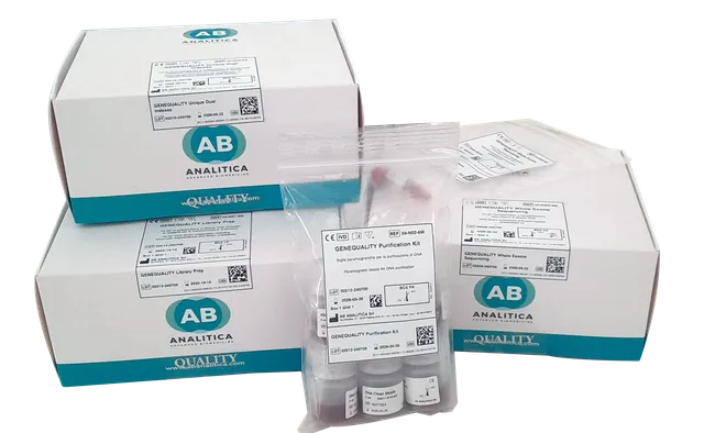 AB Analitica GENEQUALITY Whole Exome kit sequenziamento