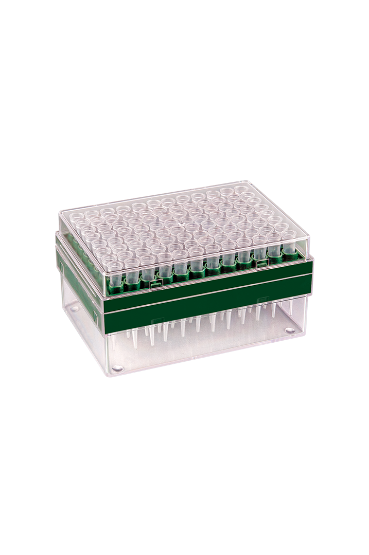 FL Medical Promed puntale MLA 0-200 ul trasparente rack 96 pezzi