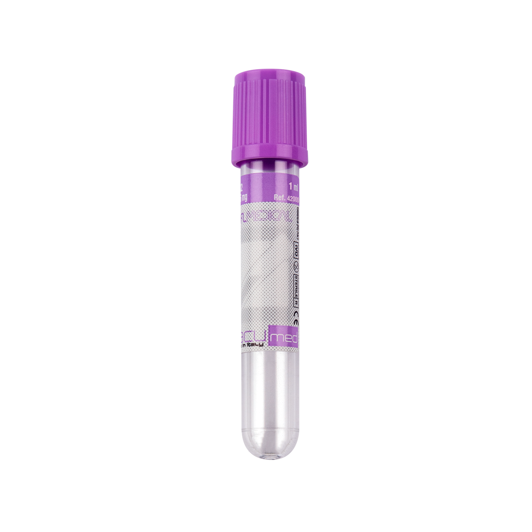 FL Medical Vacumed K2 EDTA provetta sangue tappo lavanda sterile