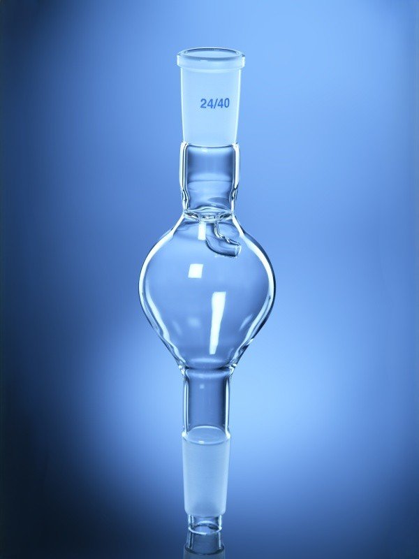 Glassco adattatore splash head dritto in vetro