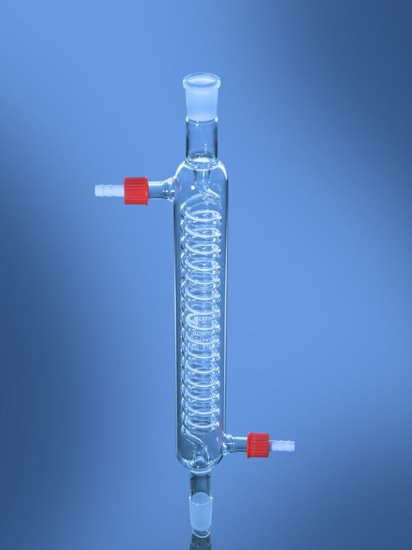 Glassco Condensatore a Serpentina in Vetro ASTM