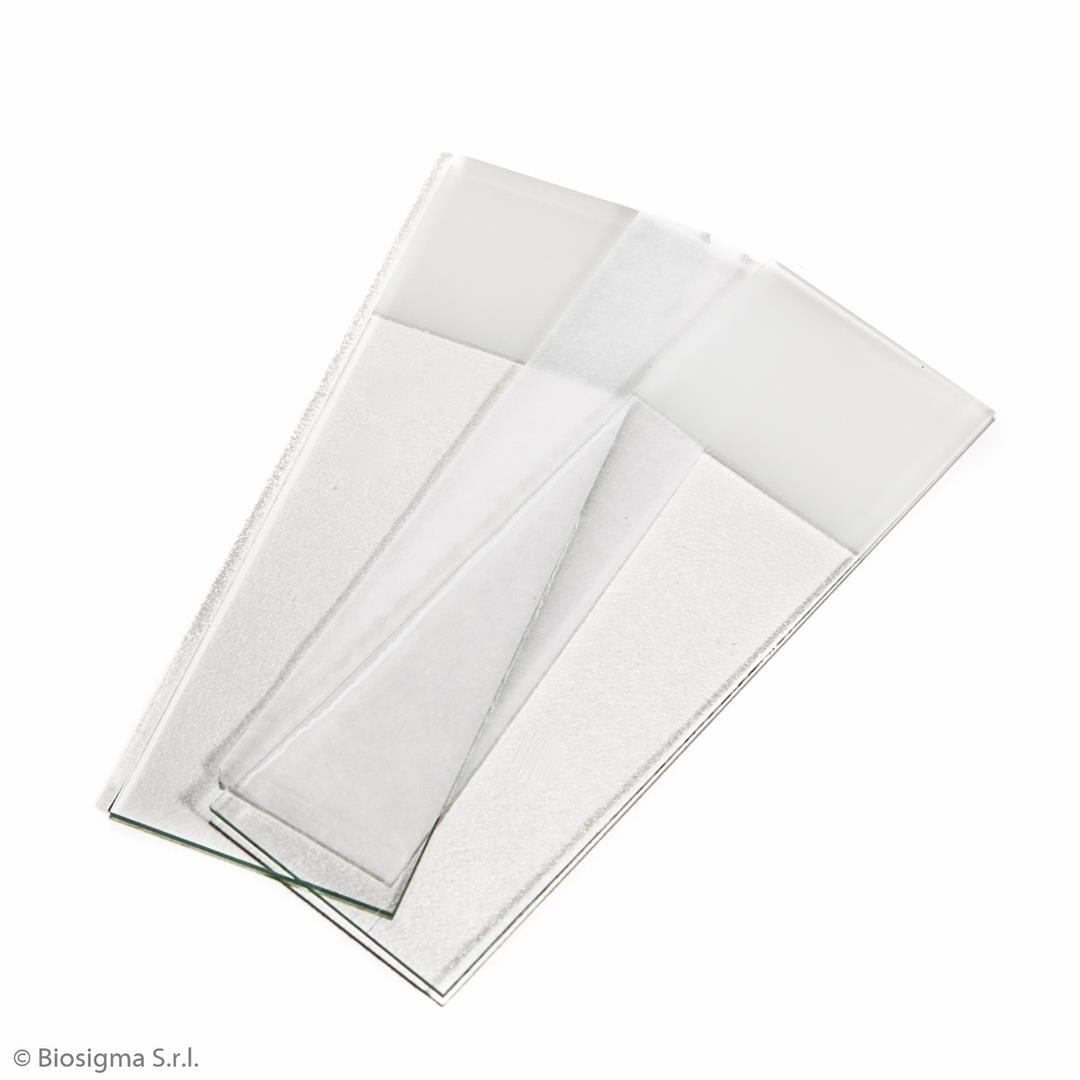 Biosigma VBS654/A vetrini 26x76 mm doppia banda smerigliata
