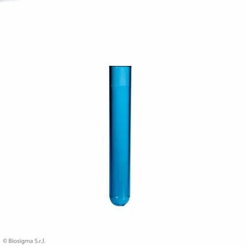 Biosigma BSA0592 provetta 12x75 mm 5 ml blu in polistirene