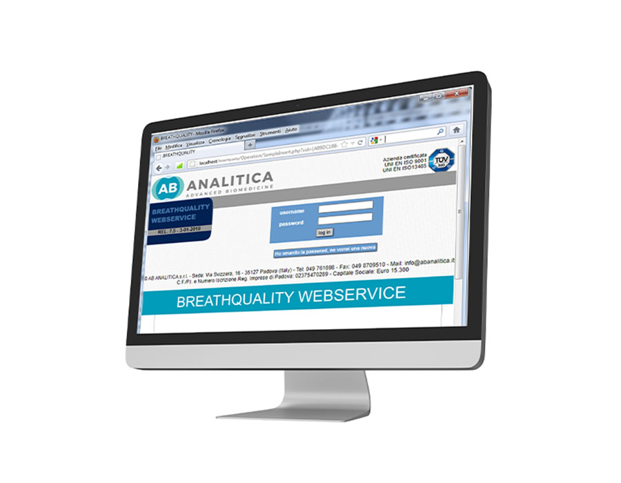 AB Analitica BREATHQUALITY Webservice servizio breath test
